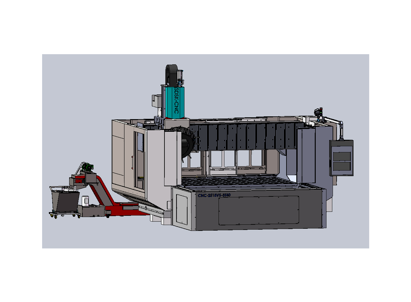 龙门加工中心SDSK3020V5-BT40技术规格书